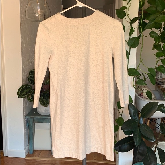 Free People Mini Dress/ 3/4 sleeve - Picture 2 of 5